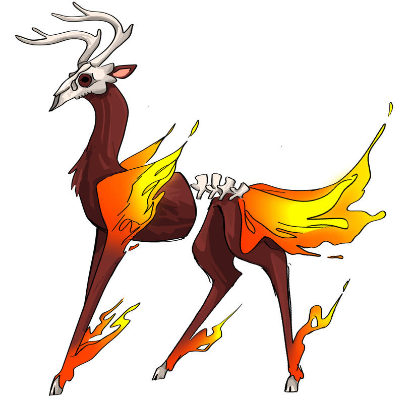Fire Type monster concept